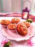 Muffin di grano saraceno alla banana con bacche di goji