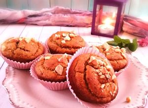 Foto di Muffin di grano saraceno alla banana con bacche di goji