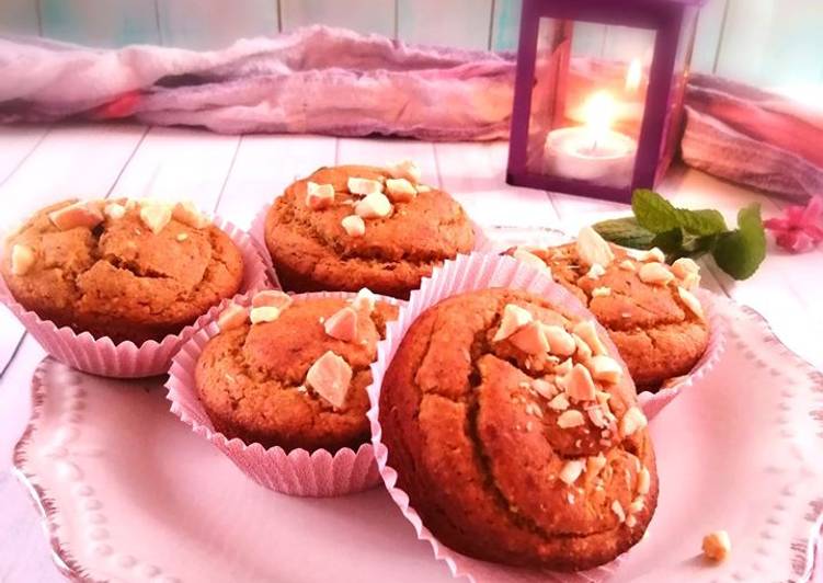 Muffin di grano saraceno alla banana con bacche di goji