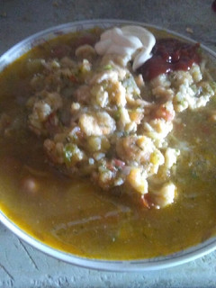 Una foto de Puré de camarón