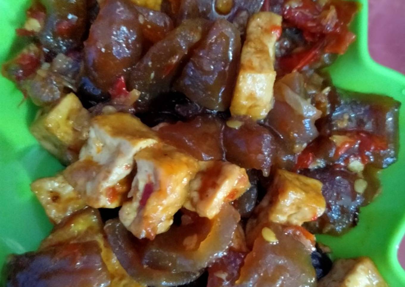 Sambel goreng kikil tahu