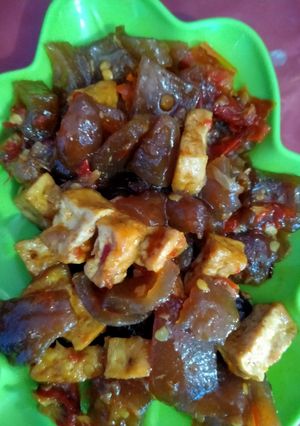 Foto resep Sambel goreng kikil tahu