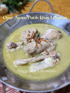 Foto resep Opor Ayam Kuah Putih khas lebaran