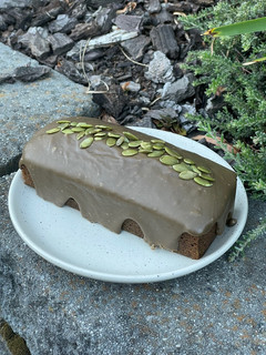 ｜甜點｜焙茶磅蛋糕 x 南瓜子 的食譜成品照片