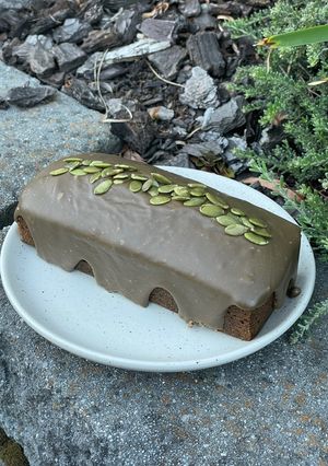 |甜點|焙茶磅蛋糕 x 南瓜子 的食譜成品照片