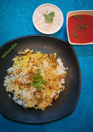 A picture of Subj Soya Biryani.