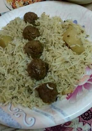 A picture of Moti Pulao #CookpadApp.