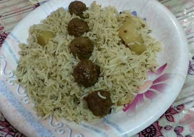 Recipe of Speedy Moti Pulao #CookpadApp
