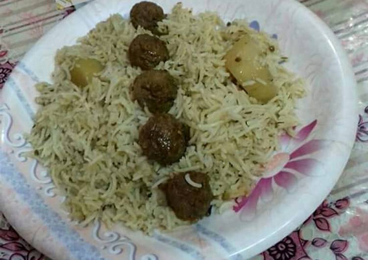 Steps to Prepare Speedy Moti Pulao #CookpadApp