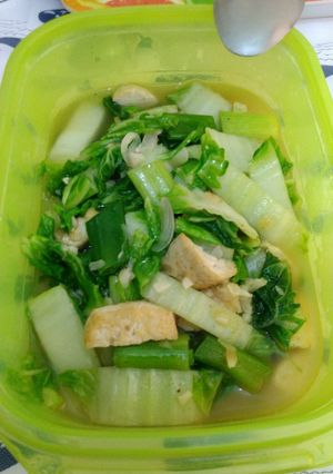 Foto resep Oseng sawi putih