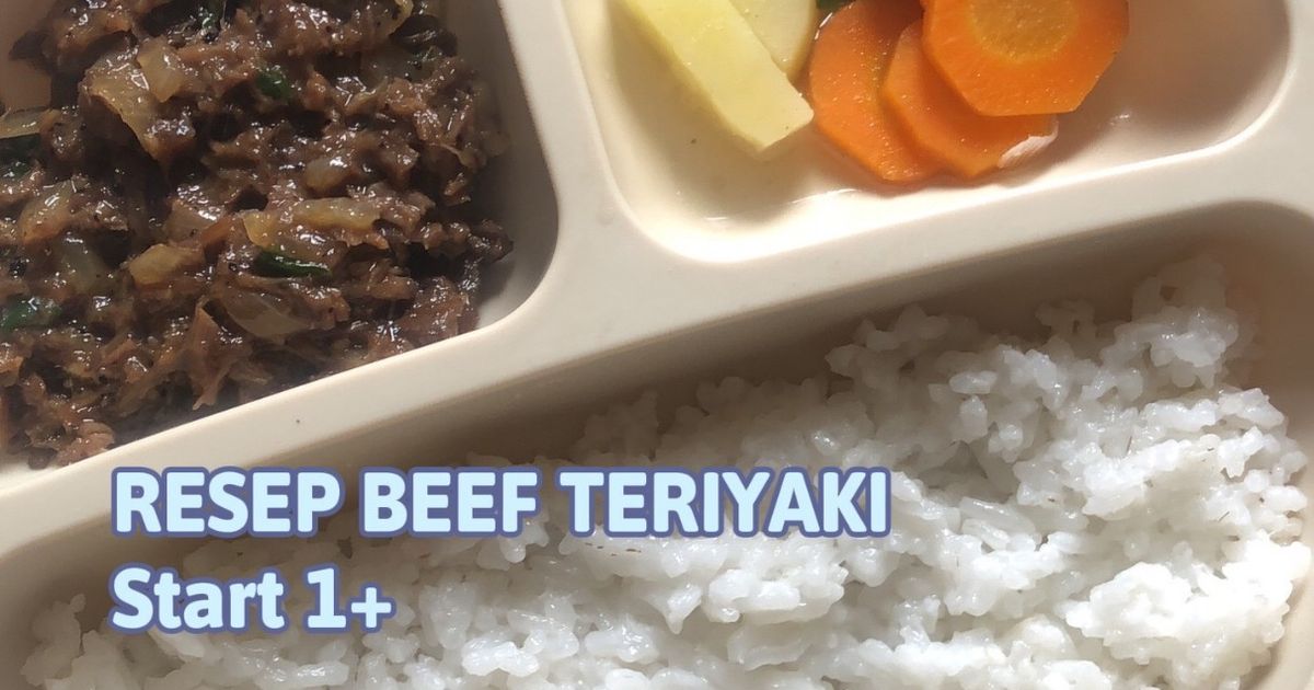 Mpasi Beef Teriyaki (todler 1 tahun)