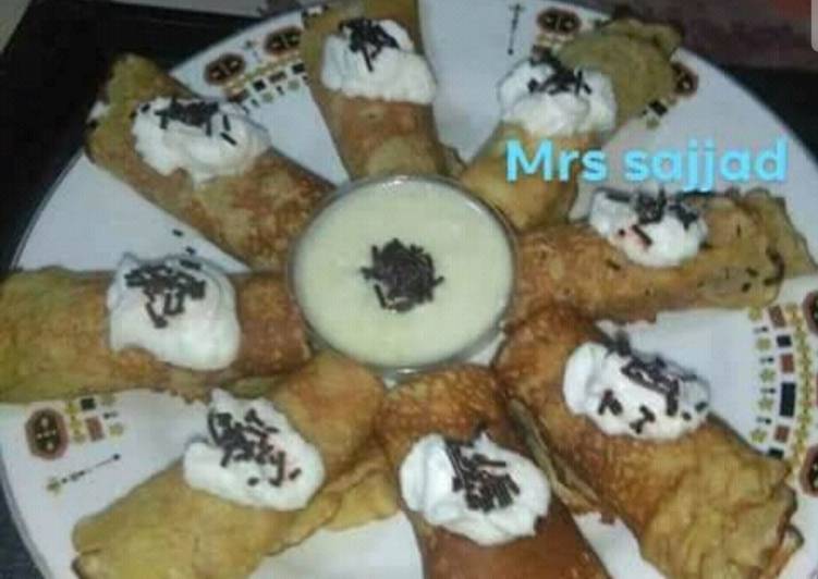 Steps to Make Quick Malpora with rabri