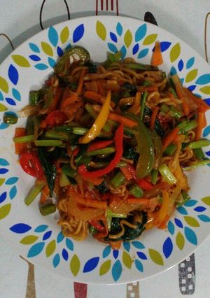 Foto resep Mie Goreng Sayur Paprika