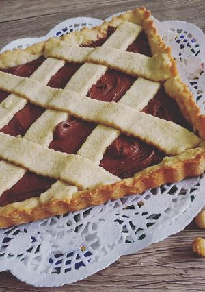 Foto di Crostata alle nocciole e nutella