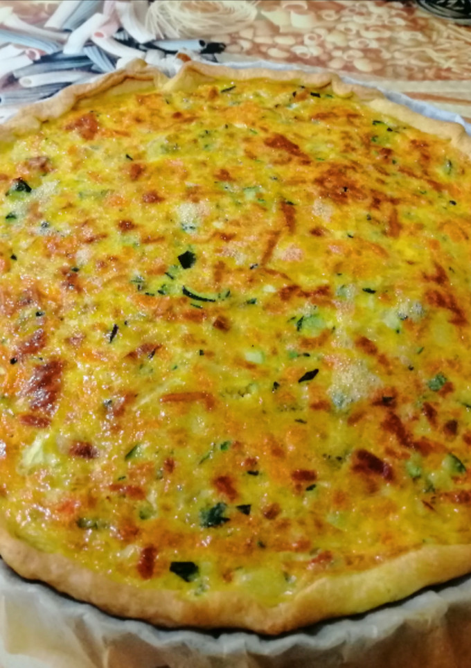 Una foto de Quiche de verduras
