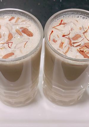 A picture of Badaam Milk Shake.