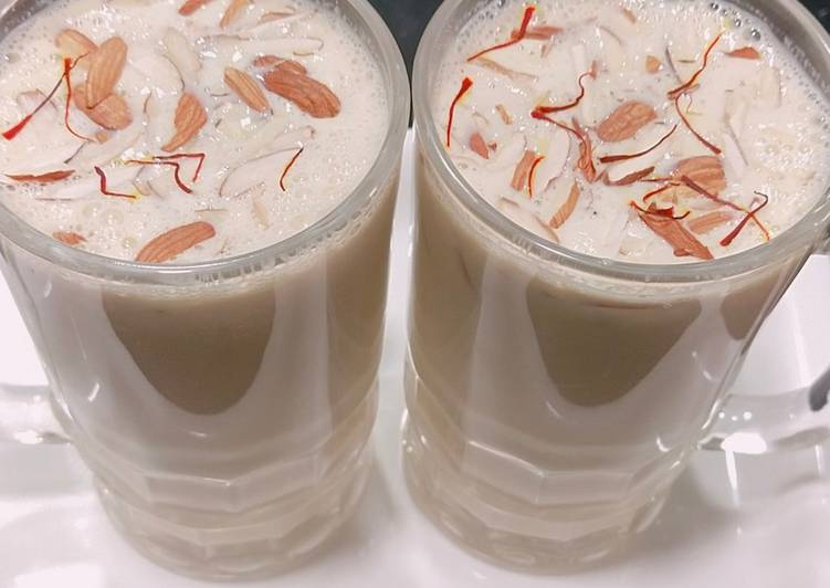 Recipe of Super Quick Homemade Badaam Milk Shake