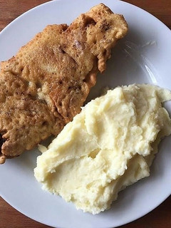 Una foto de Marinera de Carne y puré de papas sin leche 😌