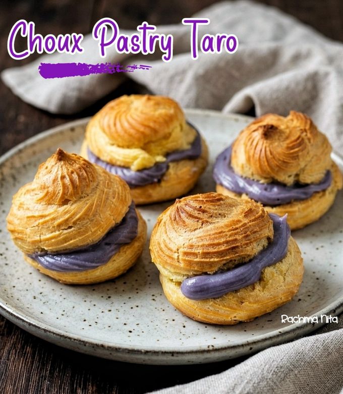 Foto resep Choux Pastry Taro