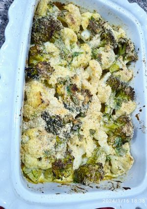 Une photo de Gratin chou-fleur, brocoli 🥦 et pomme de terre 🥔