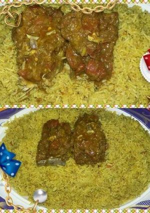 A picture of Sindhi style fish pulao #cookpadApp.