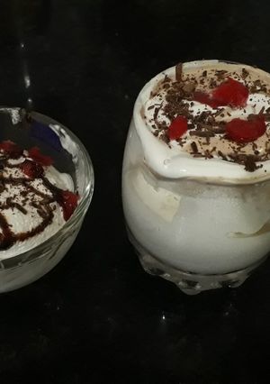 A picture of Vanilla ice cream.