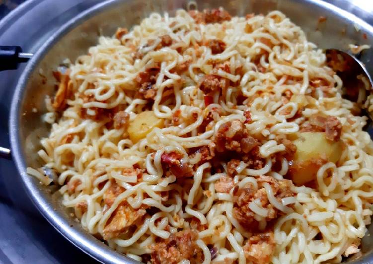Recipe of Homemade Karahi Noodles