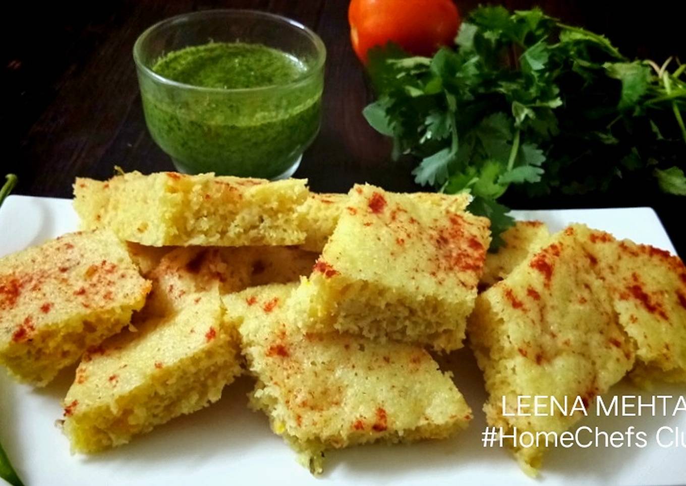 Corn Dhokla