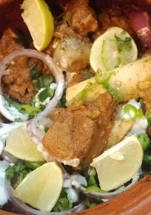 A picture of Dhoan Dahi gosht.
