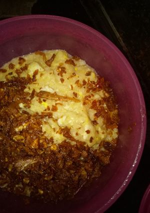 Foto resep Bubur keju simple