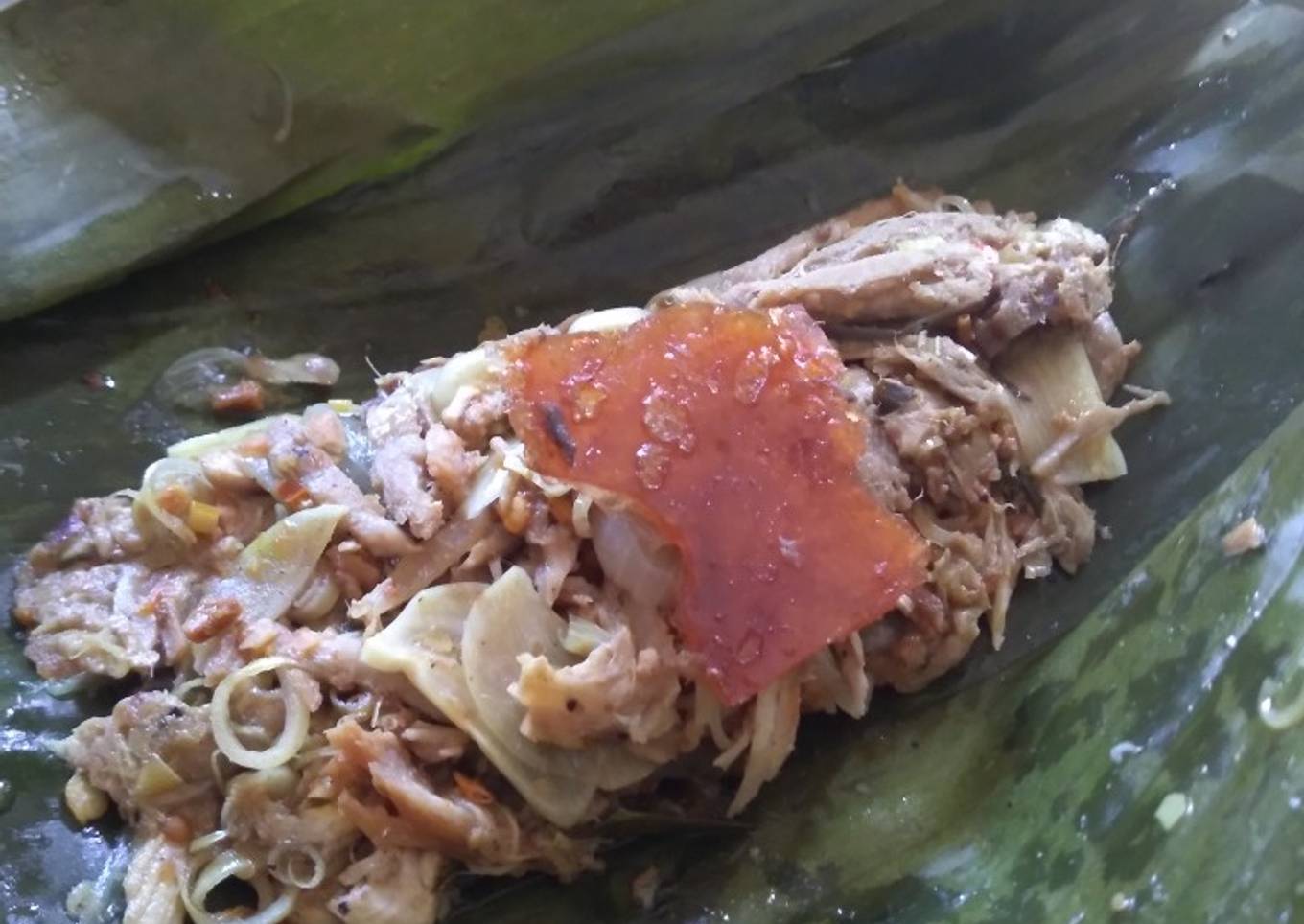 Pepesan be guling... (olahan babi, pork, non halal menu)