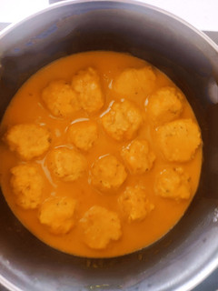 Una foto de Albóndigas de merluza y gambas Thermomix. Especial para niños