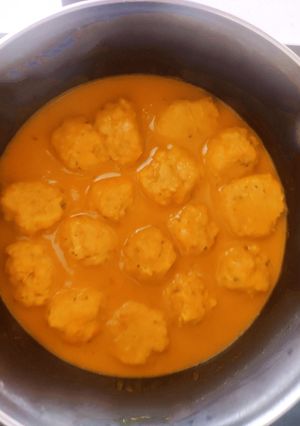 Una foto de Albóndigas de merluza y gambas Thermomix. Especial para niños