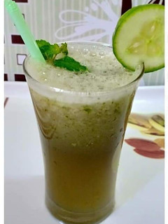 A picture of Mint cucumber juice.