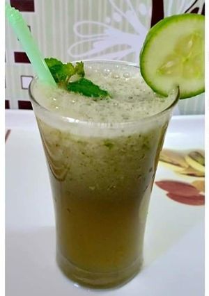 A picture of Mint cucumber juice.