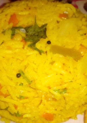 वेजिटेबल दाल बिरयानी (Vegetable dal biryani recipe in hindi) रेसिपी मुख्य फोटो