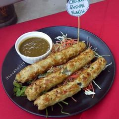 Chicken reshmi Turkish kebab A picture of Chicken reshmi Turkish kebab.