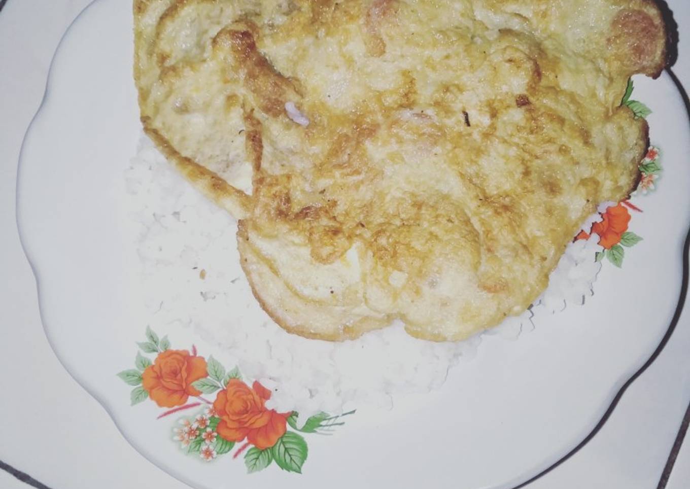 Telur dadar enak