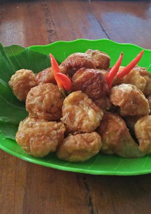 Foto resep Bakso ikan telur goreng
