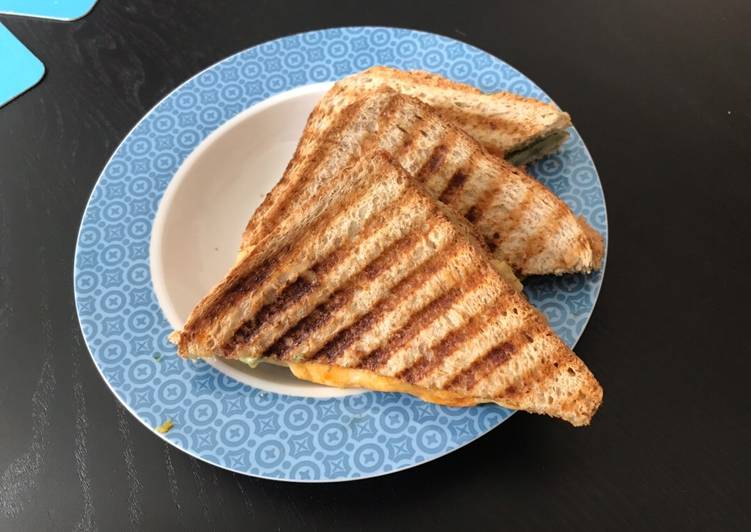 Step-by-Step Guide to Make Tasty Potatoes grilled cheese sandwich