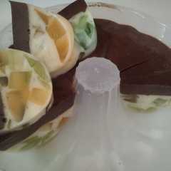 A picture of Puding Mozaik lapis cokelat.