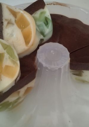 Foto resep Puding Mozaik lapis cokelat