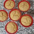 Magdalenas de plátano y harina de almendra. Sin gluten y sin lácteos
