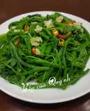 Ngọn su su xào tỏi