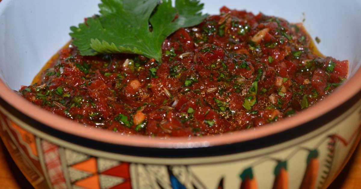 Salsa Harissa Receta de Fabio Talibs- Cookpad