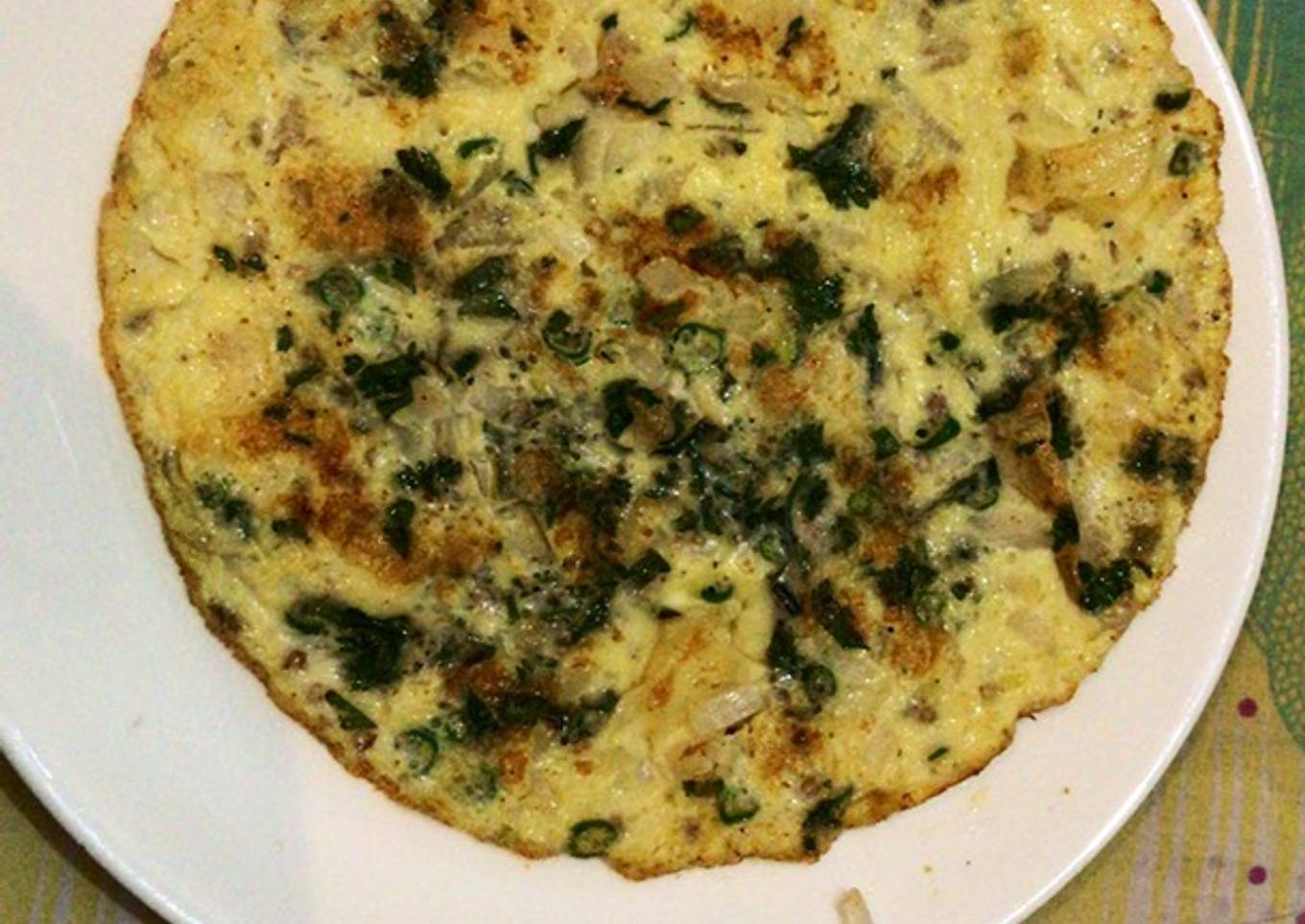 Egg Omelette PIzza