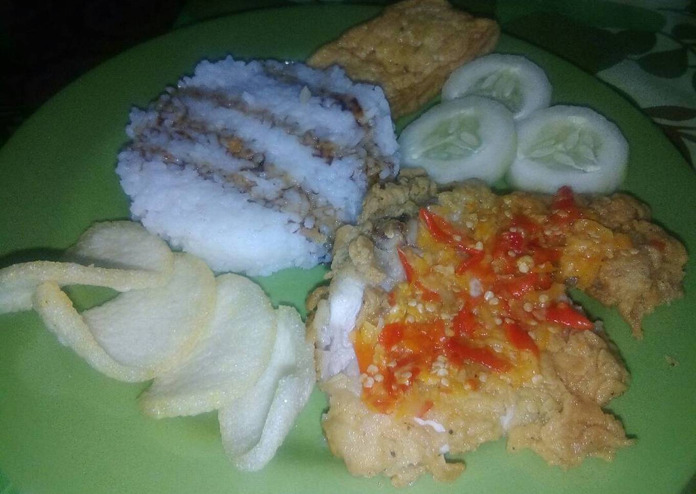 Ayam geprek ala mamah daffa