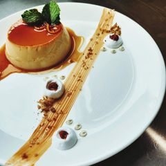 A picture of Cremé Caramel.