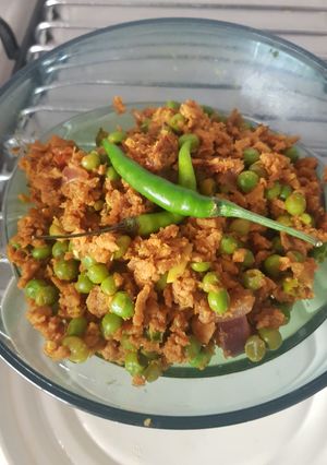 पंजाबी सोया भुर्जी (punjabi soya bhurji recipe in Hindi) रेसिपी मुख्य फोटो