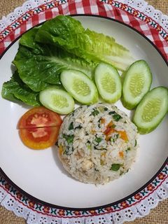 Foto resep Nasi goreng sehat tanpa minyak ala fe